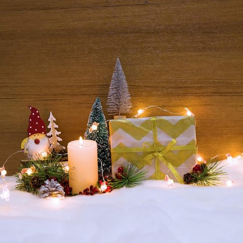 Cosweet Fake Snow Blanket - Thickened 3 x 8 Ft Faux Sheet for Crafts & Holiday Displays
