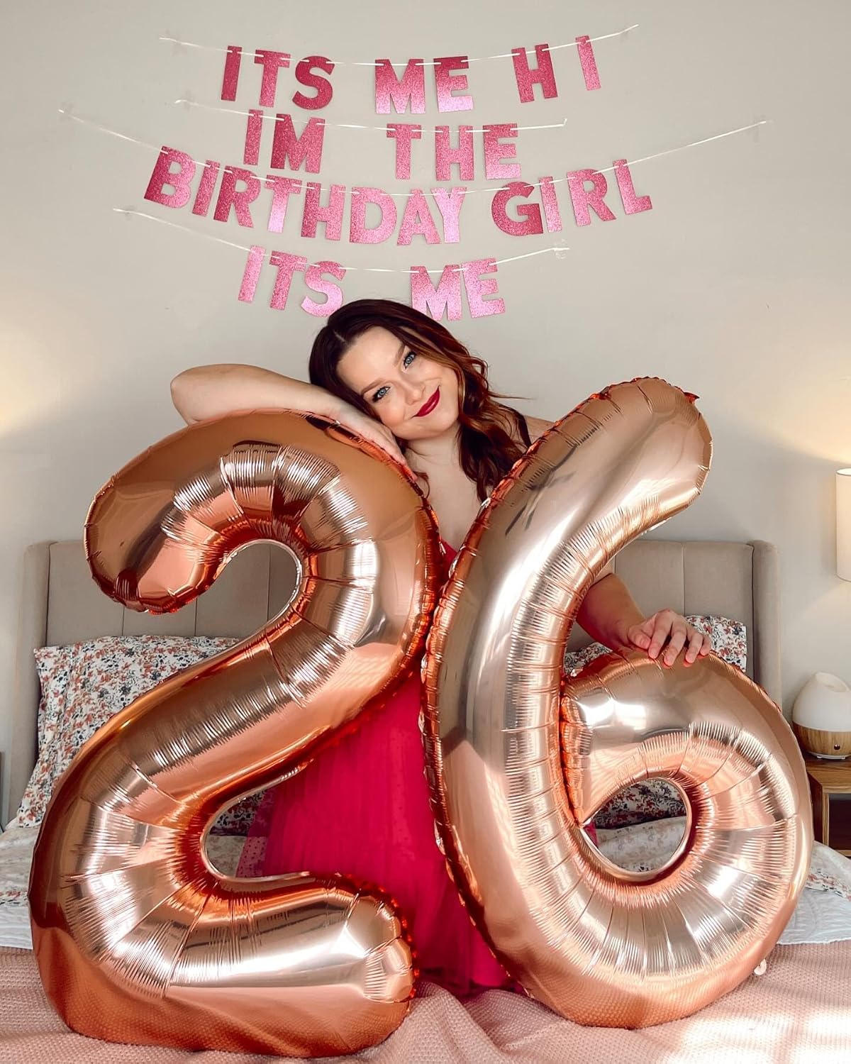 Rose Gold Number 18 Balloon - 40 Inch 18th Birthday Decoration for Men & Women
