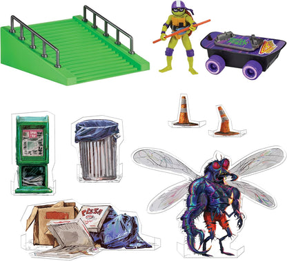 Playmates Toys - Teenage Mutant Ninja Turtles Donatello Skateboard Figure with Accessories | Exclusive Edition