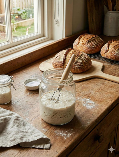 New England Sourdough Starter Co. Sourdough Starter Stirring Hook - Small Size for Jars | Enhance Mixing for Superior Baking Results