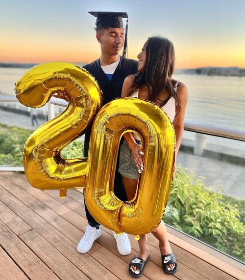 Gold Number 12 Balloon - 40 Inch Golden Birthday Decoration for 12th Year Celebration