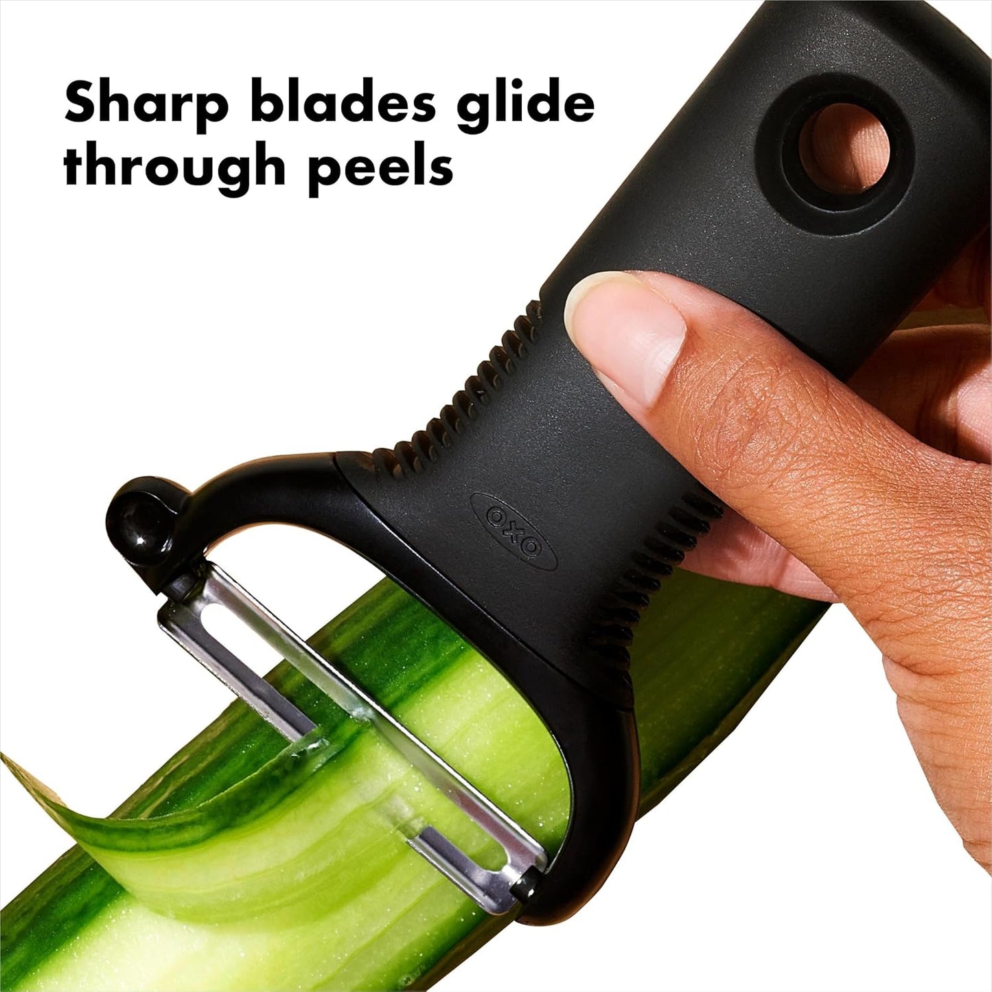 OXO Good Grips Y-Peeler - Ergonomic Vegetable Peeler for Effortless Peeling | Durable Stainless Steel