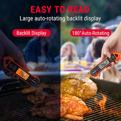 ThermoPro TP19H Digital Meat Thermometer - Instant Read for Perfect Cooking | Fast and Accurate