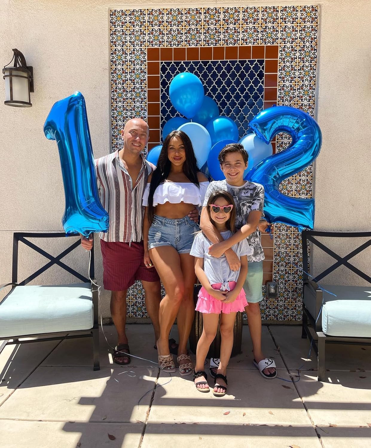 Skiennix 40 Inch Navy Blue Number Balloons - Perfect for 9th, 19th, or 90th Birthday Celebrations