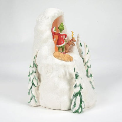 Department 56 Grinch Village Mount Crumpit Lit Building - Hand-Painted Christmas Decor | 9.65 Inch, Multicolor