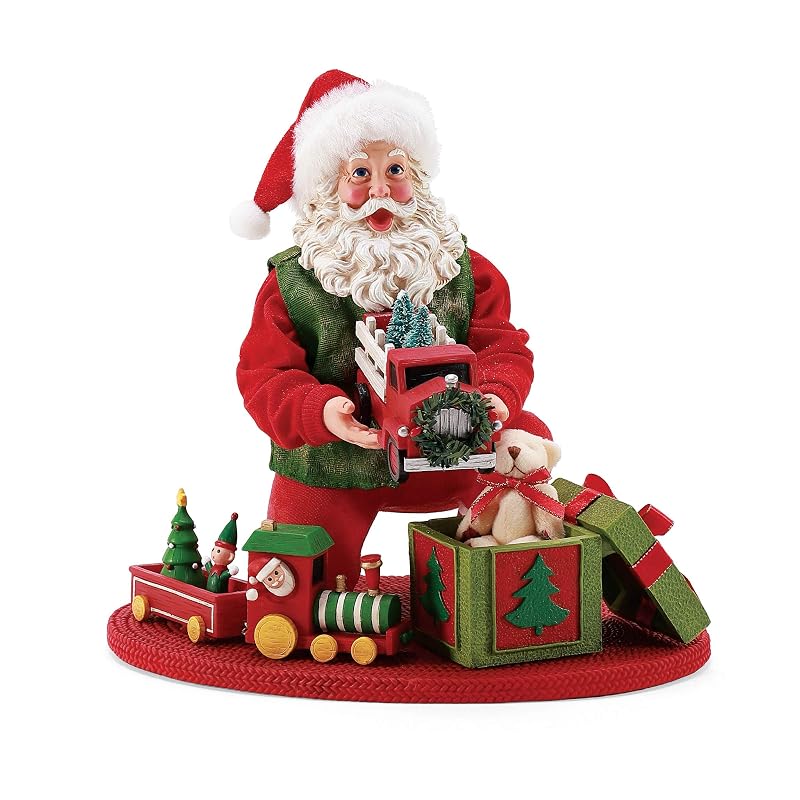 Department 56 Santa Figurine - Possible Dreams 8.5 Inch Multicolor