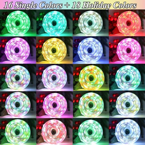 Lovelite Fairy Lights - 34 Color Changing String Lights | 40FT, 120 LEDs, Waterproof, Remote Control