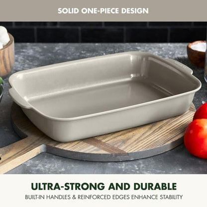GreenPan Premiere Baking Pan - Healthy Ceramic Nonstick 13" x 9" | PFAS-Free, Durable & Oven Safe to 600°F