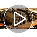 Brown Vinyl Record Wall Shelf Set - 3 Pieces Rubberwood Record Holders