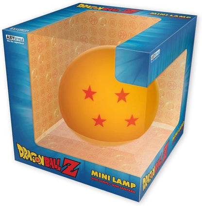 ABYSTYLE Dragon Ball Z 4 Star Mini LED Desk Lamp - Soft Warm Yellow | 3.2" Anime Home Decor Gift