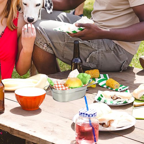 Alipis Galvanized Metal Ice Bucket Beverage Tubs Drink Tin Bins Drink Wine Beer Vintage Tin Cocktail Cooler Ice Container Tub Drink Buckets for Bar, Party Silver