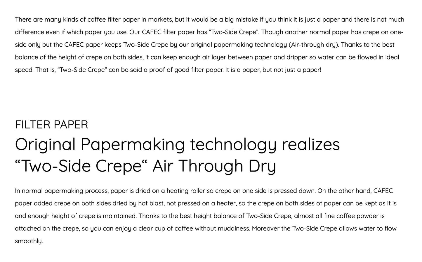 CAFEC Abaca trapezoid paper filter for 3-5 cups 100pcs/pack |Disposable Pour-Over Drip Coffee Paper Filter made of Eco-Friendly Refined Virgin Pulp for Better Tasting Brewing Pour Over Dripper (White)