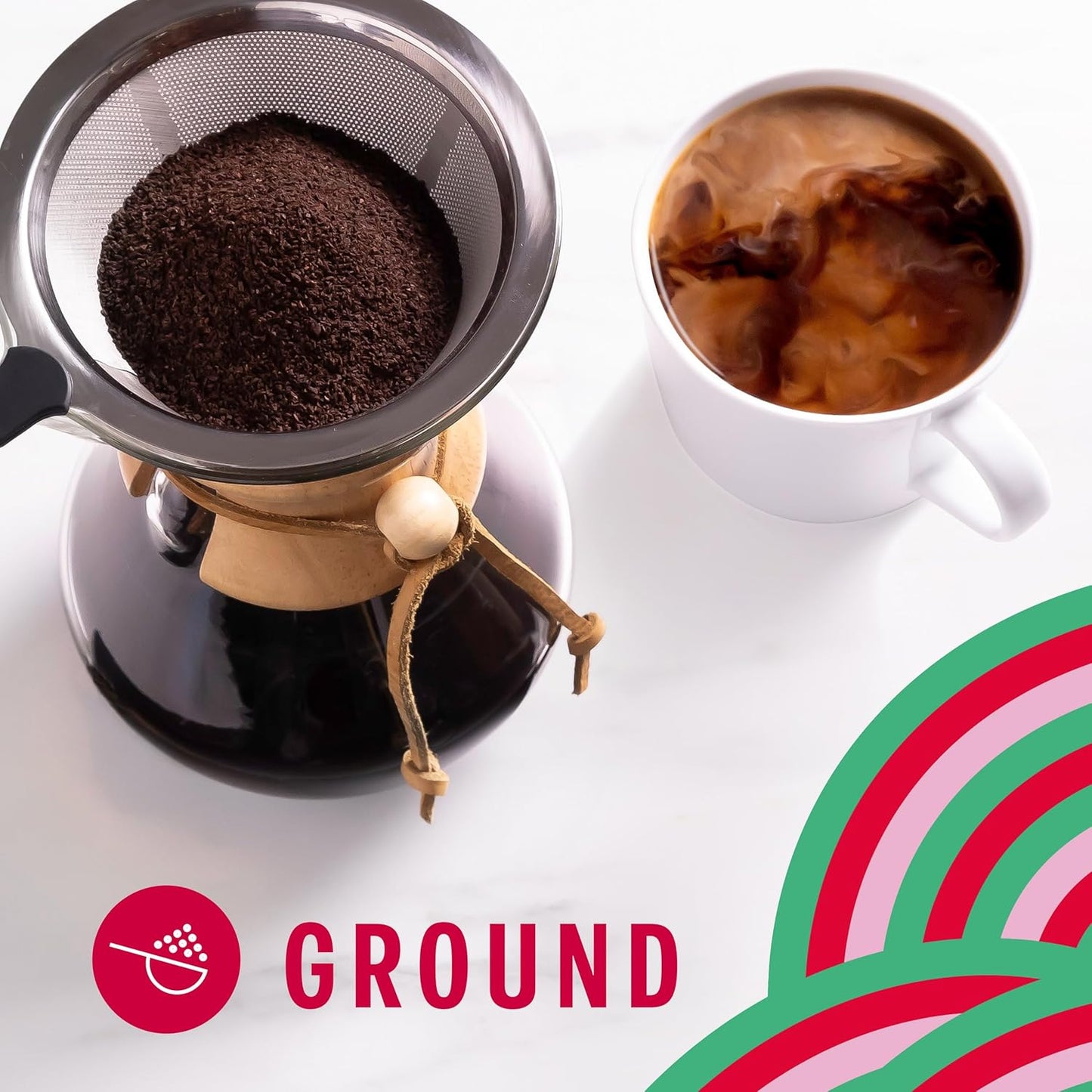 Starbucks Ground Coffee - Peppermint Mocha Flavor | 100% Arabica | Limited Holiday Edition, 6 Bags (11 Oz Each)