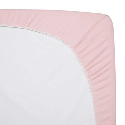 American Baby Company Fitted Crib Sheets - Soft 100% Cotton Jersey, 28" x 52", Pink, Breathable Design for Boys & Girls