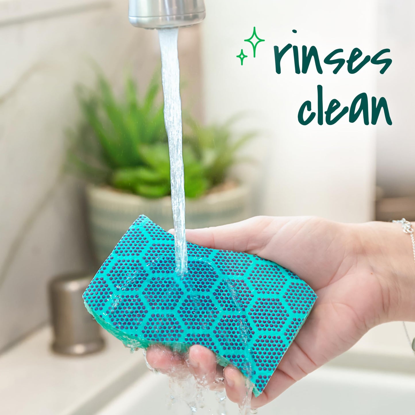 Scotch-Brite Odor Resist Heavy Duty Scrub Sponge, Dishwasher-Safe Kitchen sponges for Serious Scrubbing, Multipurpose Dish Sponge for Stuck-On Messes, 3 Scrubbing Sponges
