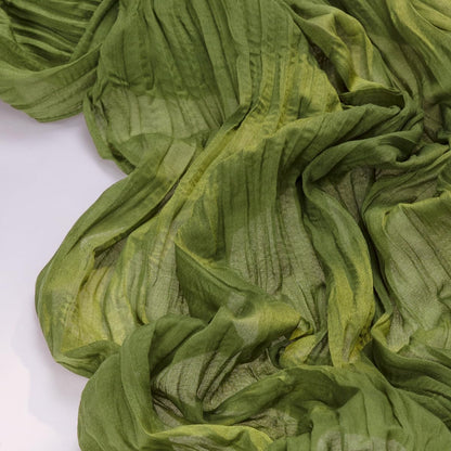Socomi Cheesecloth Table Runner - 120 Inch Boho Rustic Green for Weddings, Parties & Home Decor