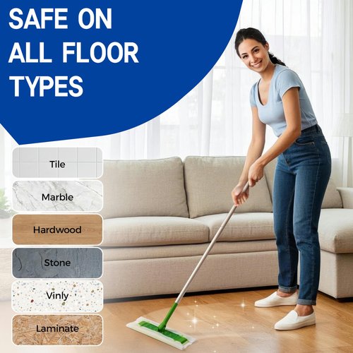 PEACHICHA Dry Sweeping Cloths Disposable Mop Refills Floor Dust Mop Pad, Floor Cloth Refills for Swiffer Standard Sweeper, Pack of 80