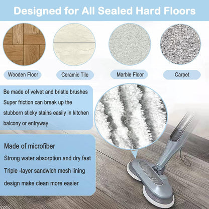 Shark S7001 Steam Mop Pads - 10 Pack Replacement Scrubbing Pads for S7001, S8201, S7000 Series