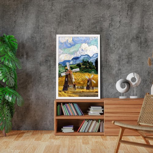 ARTWIND 20x30 Poster Frame 2 Pack, White Solid Wood Photo Picture Frame for Horizontal or Vertical Wall Mounting, Hanging Hardware Included