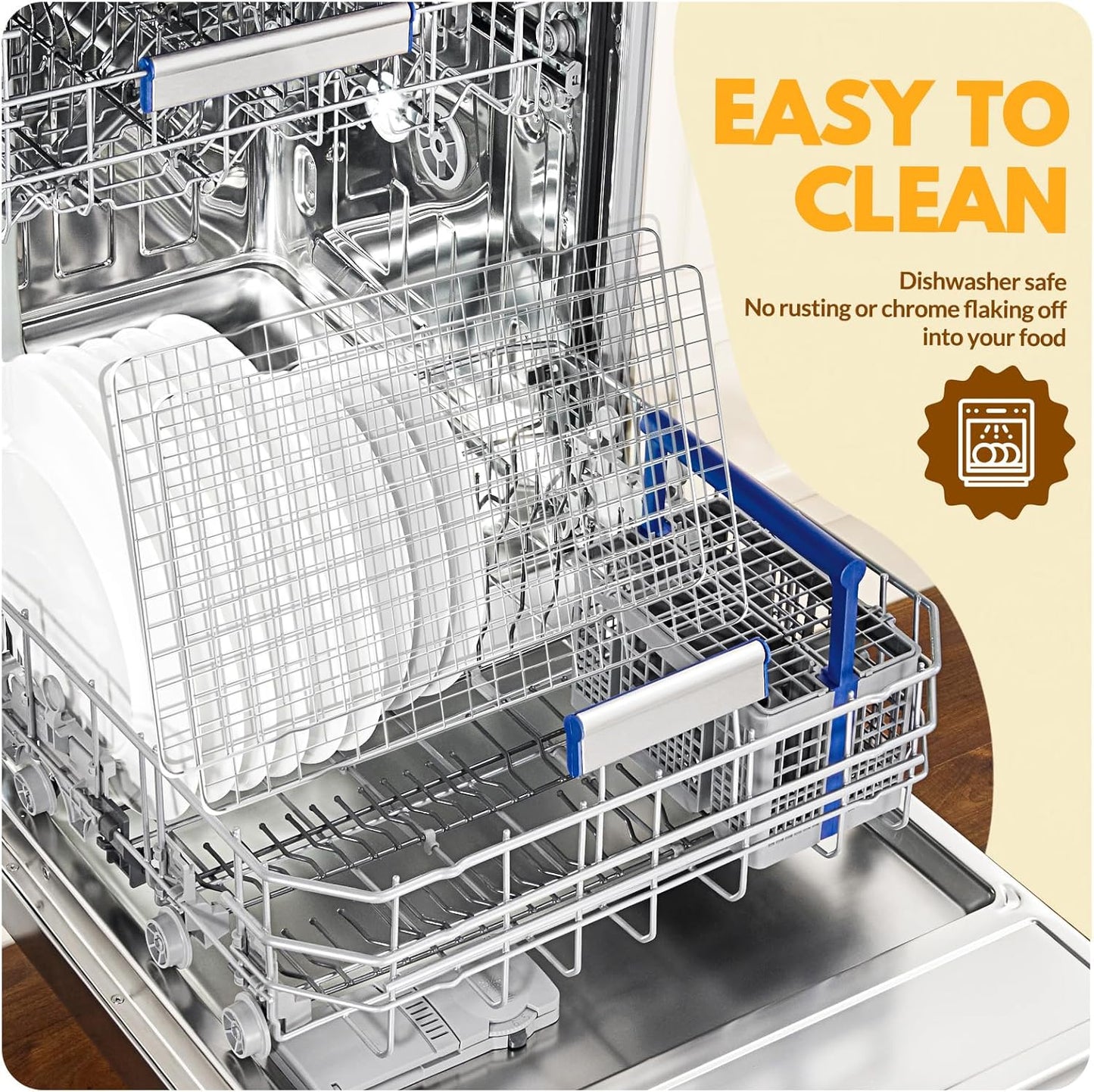 Skiennix Cooling Racks - 2 PCS Stainless Steel Baking Racks | 15x10 Inches, Oven Safe Design