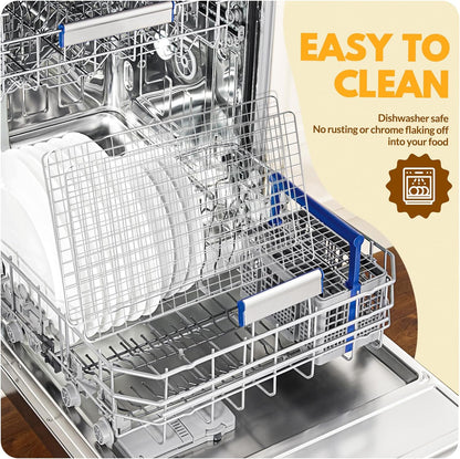 Skiennix Cooling Racks - 2 PCS Stainless Steel Baking Racks | 15x10 Inches, Oven Safe Design