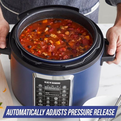 Blue Diamond 6QT Electric Pressure Cooker - 16-in-1 Nonstick Multi-Cooker | Programmable & PFAS-Free