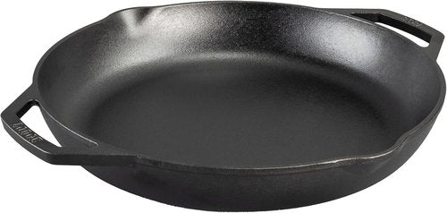 Lodge Chef Collection 14" Skillet - Premium Cast Iron Cookware for Perfectly Seared Meals