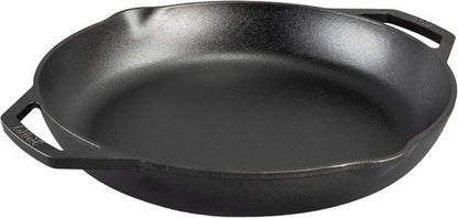 Lodge Chef Collection 14" Skillet - Premium Cast Iron Cookware for Perfectly Seared Meals