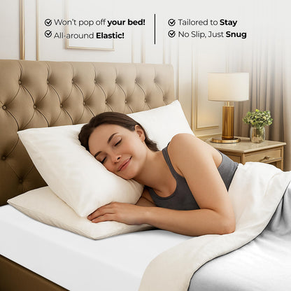 Utopia Bedding Cal King Fitted Sheet - Bottom Sheet - Deep Pocket - Soft Microfiber -Shrinkage and Fade Resistant-Easy Care -1 Fitted Sheet Only (White)