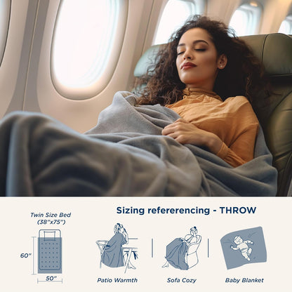 Bedsure Fleece Throw Blanket - Soft, Cozy Comfort for Couch | Perfect for All Seasons