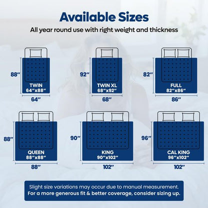 Utopia Bedding Twin XL Comforter Duvet Insert, Quilted White Comforter with Corner Tabs, Box Stitched Down Alternative Comforters Twin XL Size 68 x 92 inches