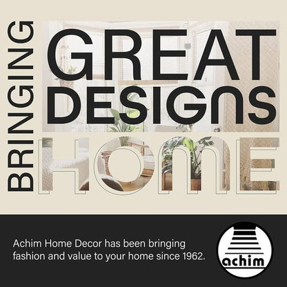 Achim Home Decor Cordless Mini Blinds - Room Darkening, 27" Width x 64" Length, Pearl White