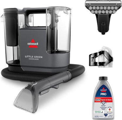 BISSELL Little Green Portable Deep Cleaner - Cordless with 25V Lithium-Ion Battery & Boost Tech