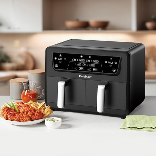 Cuisinart Dual Basket Air Fryer - 11 QT Capacity with 4 Cooking Functions & Sync Finish