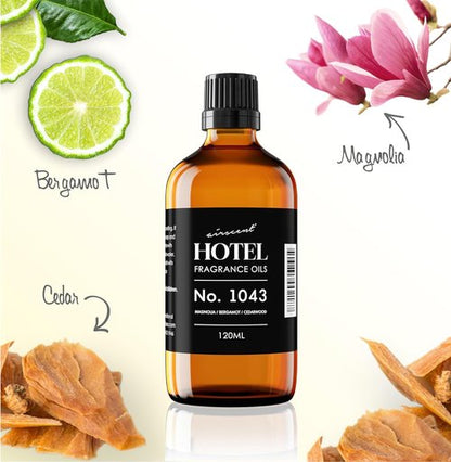 AirScent Magnolia Wood Diffuser Oil - Magnolia Bergamot Cedarwood Fragrance - 10 mL Dropper Bottle