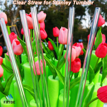 Stanley 6-Pack Replacement Straws | Reusable, Dishwasher Safe, BPA-Free Tritan Straws for 40 OZ Tumblers