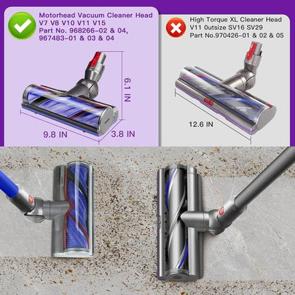 Lemige Vacuum Filters & Quick Release Motor-Head Replacement for Dyson V11 & V15 Models