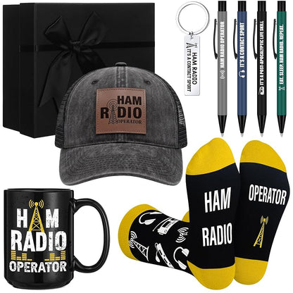 Berlune 9 Pcs Ham Radio Gifts Set for Men – Variation: Ham Radio
