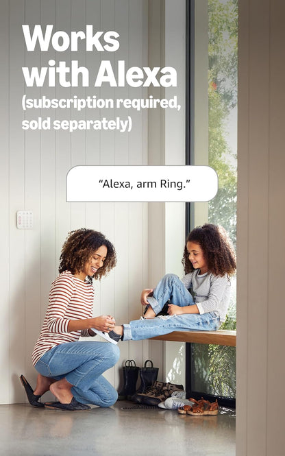 Ring Alarm 14-Piece Security System - Wireless Smart Home Setup with Mobile App Control & 24/7 Monitoring