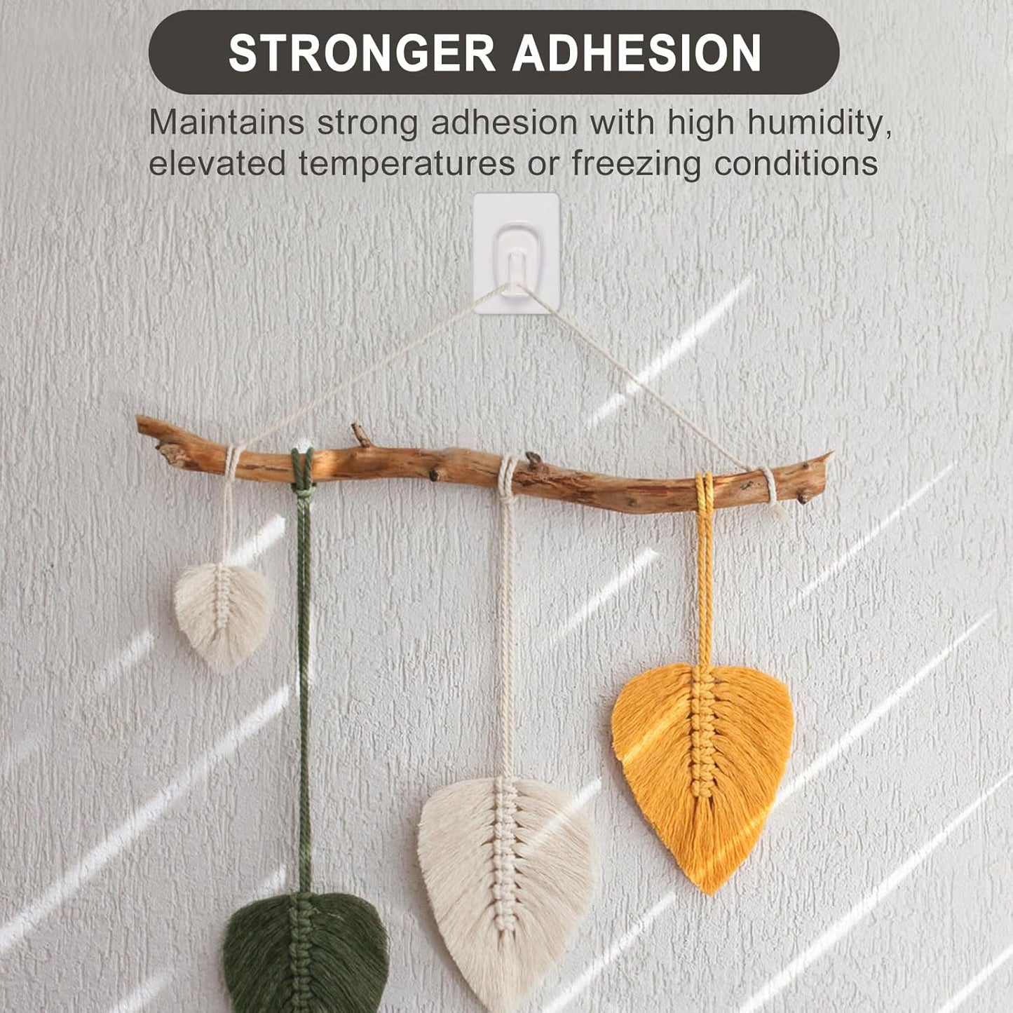 Skiennix 27 Pack Clear Mini Adhesive Wall Hooks - Damage-Free Hanging for Decorations, Lights & Cables