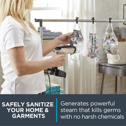 Rowenta Handheld Clothes Steamer - 15-Second Heat-Up, 4 Ounce Capacity, Portable & Travel-Friendly, White | DR3030