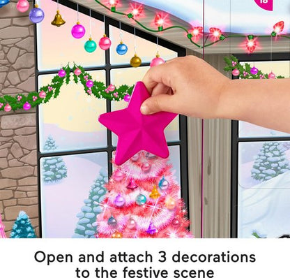 Fisher-Price Little People Barbie Advent Calendar - 24 Christmas Figures & Toddler Playset