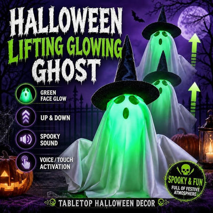 Animated Halloween Ghost Decoration – Sound & Touch Activated