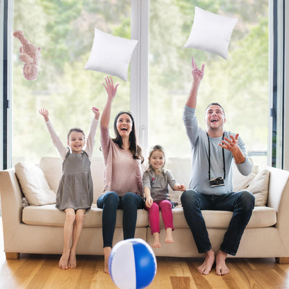 Utopia Bedding Throw Pillows Insert (Pack of 2, White) - 12 x 12 Inches Bed and Couch Pillows - Indoor Decorative Pillow