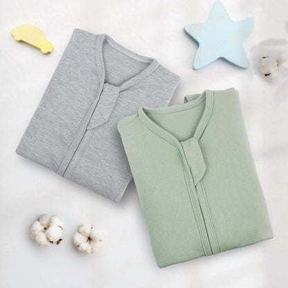 **Transition Swaddle | Baby Sleep Sack 0-3 Months - Arms Up Design with Mitten Cuffs, 2-Pack, 100% Cotton**