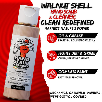 Pure Citrus Non-Aerosol Air Freshener Spray, 4 oz (Orange, Lemon & Citrus Blend), 2 Packs Each Bundled with 1 Pack DU-MOST Walnut Hand Scrub Travel Size, 4 oz