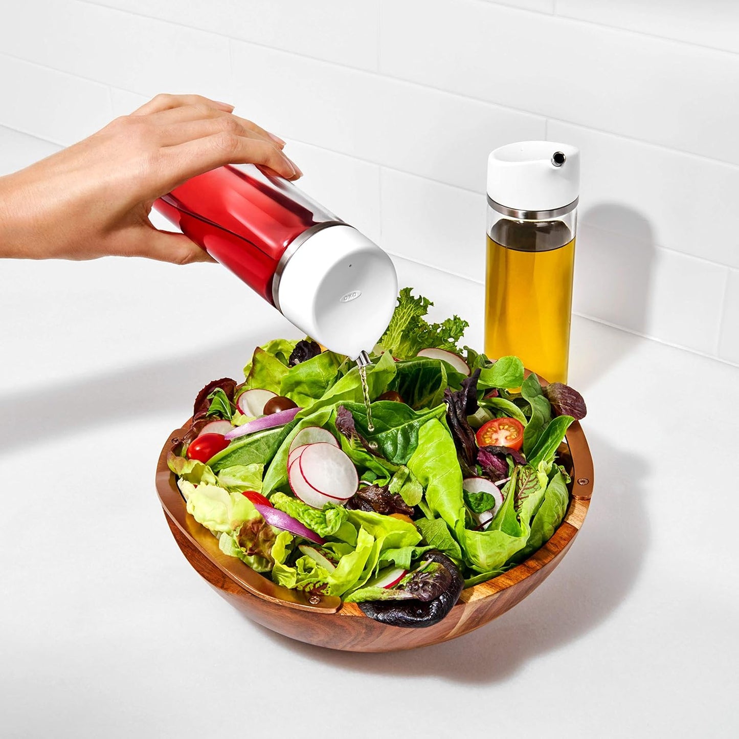 OXO Good Grips 12 Oz Precision Pour Glass Oil Dispenser - Effortless Control for Cooking