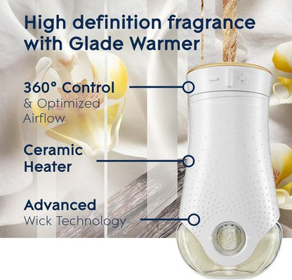 Glade PlugIns Refills Air Freshener - Sheer Vanilla Embrace Scent | 0.67 Fl Oz, 10 Count