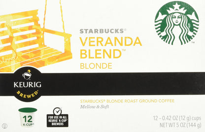 Starbucks Veranda Blend Blonde, K-Cup 12-count