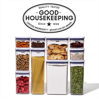OXO Good Grips 10-Piece POP Container Set - Airtight Food Storage for Freshness & Organization